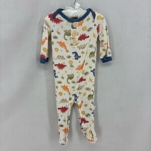 Milkberry baby boy 3-6 months bamboo soft pajama one piece Dino